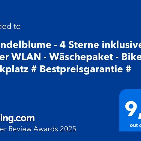 Lavendelblume - 4 Sterne - Inklusive Eigener Bikebox Mit Strom, Waeschepaket, Power Wlan, Parkplatz, Early Checkin # Bestpreisgarantie # Zingst